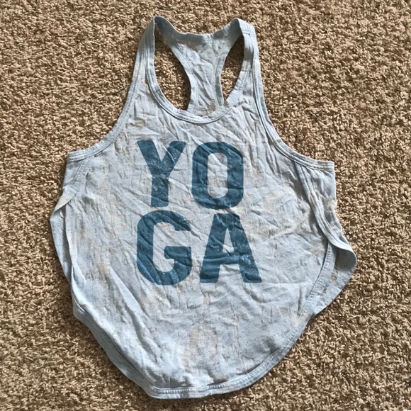 ALO Yoga Tops - Alo Yoga - Yoga Burnout Tank - Blue - Medium